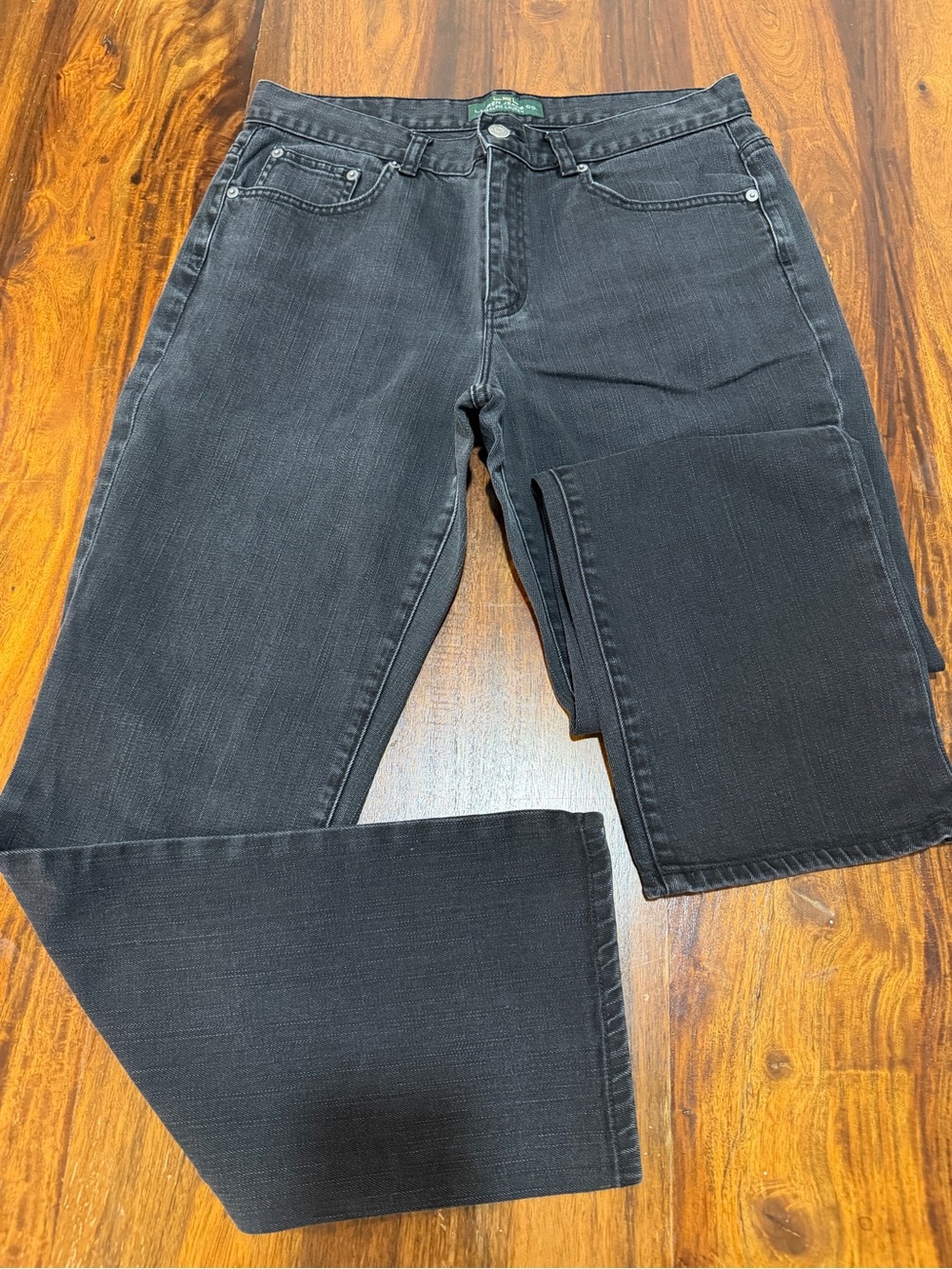 Lauren Ralph Lauren Black Modern Slim Straight-Leg Jeans